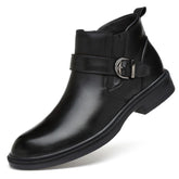 Men's Small Feet Elastic Slip On Dress Shoes MS12